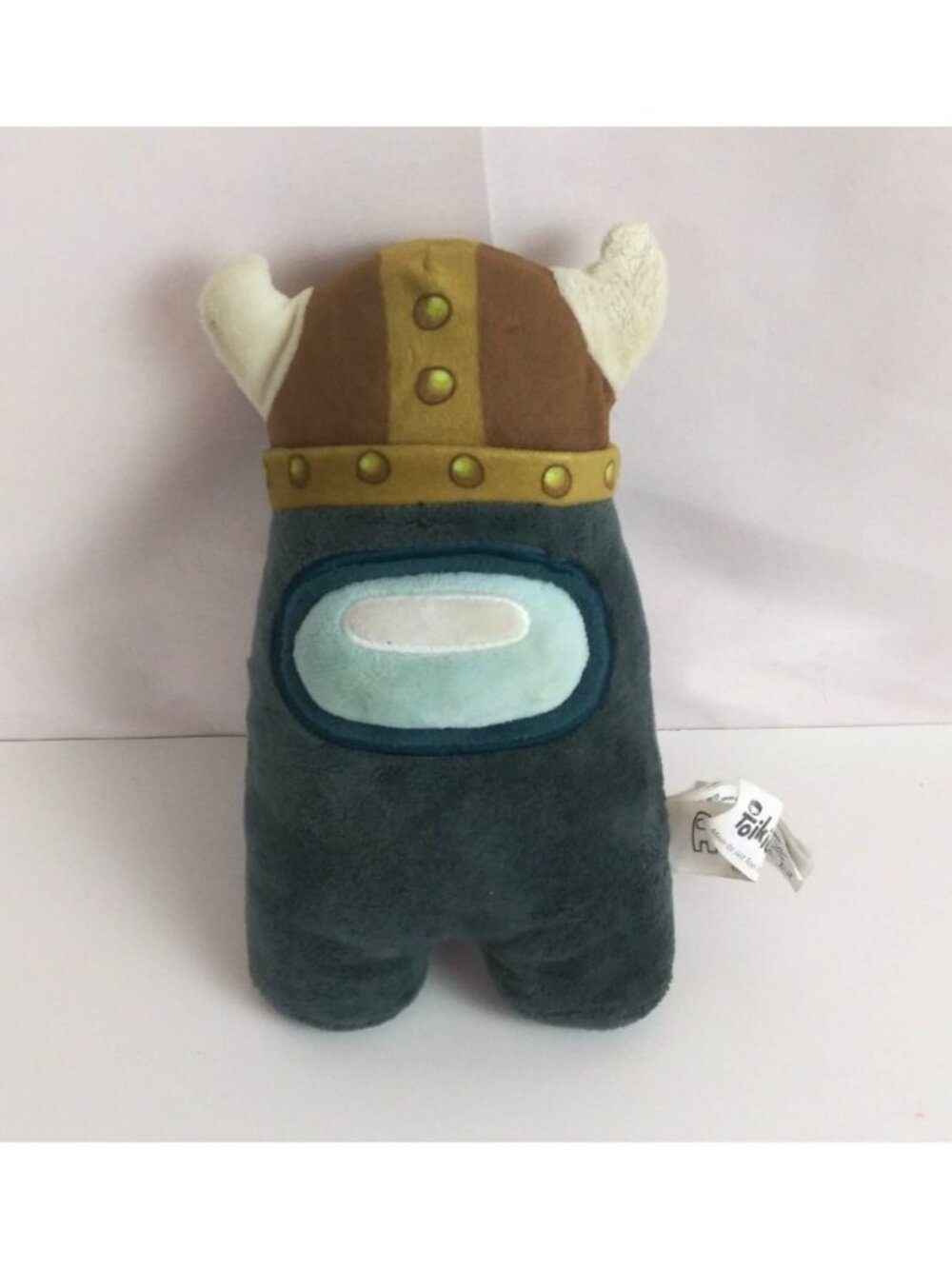 Just Toys Toikido Among Us Series 2 Gray Viking Imposter Crewmate 8" Plush